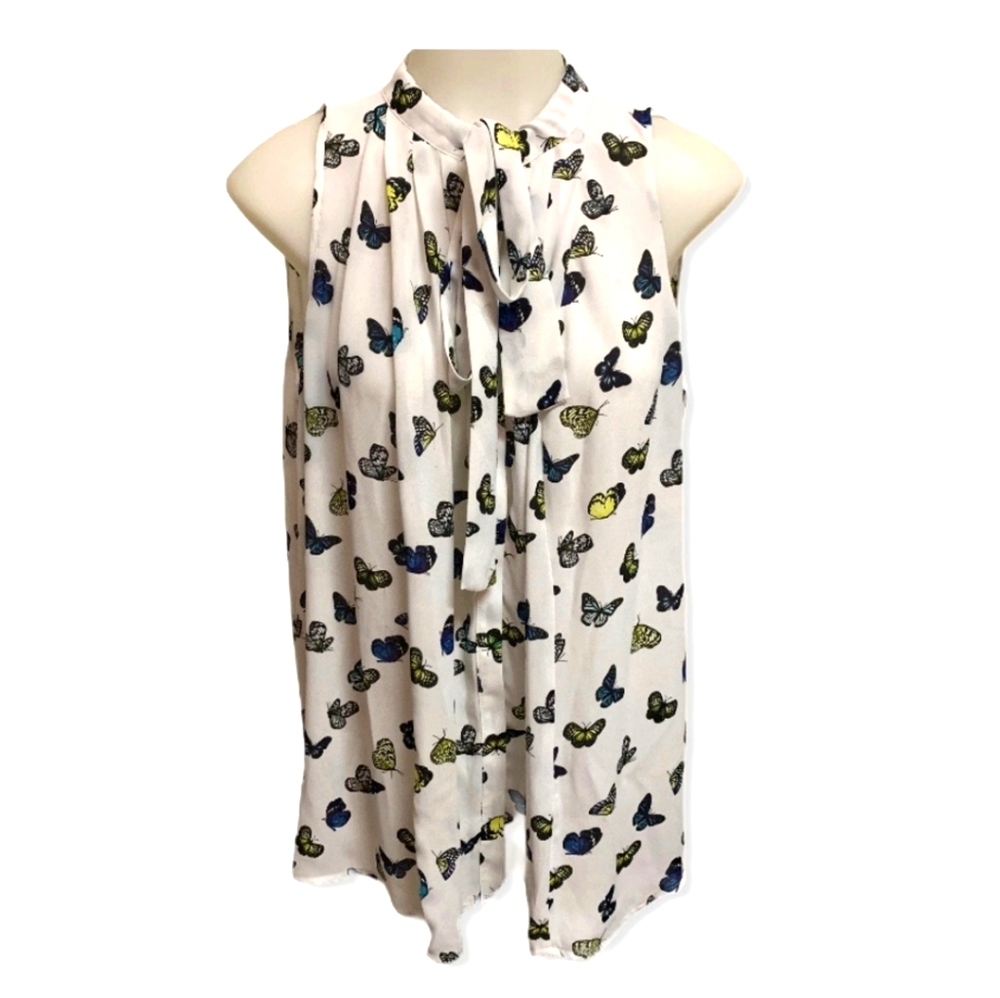 Worthington sleeveless butterfly top